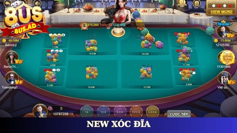new xóc đĩa